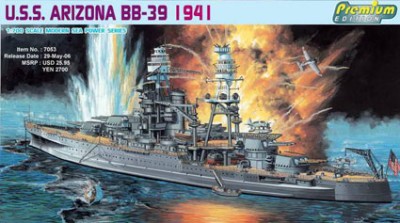 Dragon 7053 Линкор (кл. Pennsylvania) USS &quot;Arizona&quot; (BB-39, 1941)