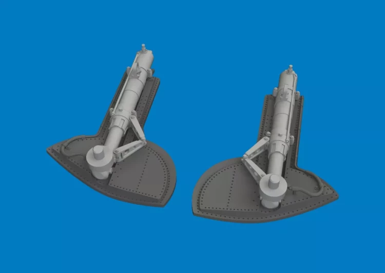 Eduard 6481169 BRASSIN Spitfire Mk.IX/XVI underc.legs (EDU) 1/48