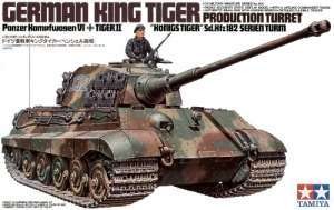 Tamiya 35164 Танк KING TIGER &quot;Production Turret&quot; с 1 фигурой 1/35