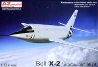 Az Model 76080 Bell X-2 'Starbuster' 6674 (3x camo) 1/72