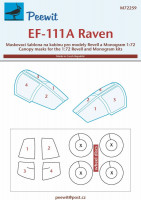 Peewit M72259 Canopy Маска EF-111A Raven (REV/MONO) 1/72