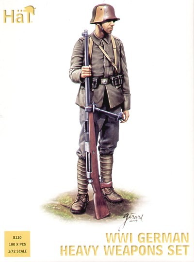 HAT 8110 German (WWI) Heavy Weapons Set 1/72