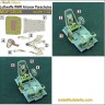 Metallic Details MDP32026 Luftwaffe WWII Aircrew Parachutes (3D-Printed) 1/32