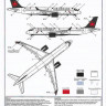 Восточный Экспресс 144136-3 Airbus A220-300 Air Canadian (Limited Edition) 1/144