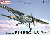 Az Model 76048 Fi 156C-1/3 Storch Danube Users (4x camo) 1/72