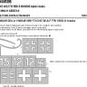 New Ware M1386 Mask Focke-Wulf FW 190D-9 MARKING (MINA) 1/48