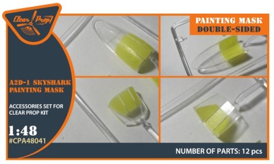 Clear Prop CPA48041 A2D-1 Skyshark - double-sided paint.mask (CP) 1/48