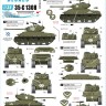 Star Decals 35-C1308 US Armored Mix # 1.M4A3E8 'Easy Eight' HVSS in Europe 1944-45.18th Tank Battalion, 756th Tank Battalion, 33rd Armored Brigade, 714th Tank Battalion, 68th Tank Battalion 1/35