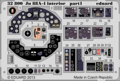 Eduard 32800 Ju 88A-4 interior S.A.