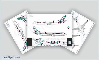 Ascensio 738MAX-011 Boeing 737-8 MAX Airitaly 1/144