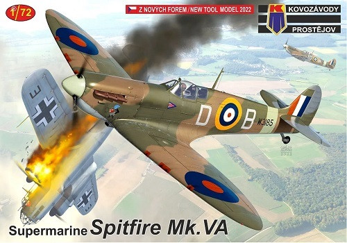 Kovozavody Prostejov 72307 Supermarine Spitfire Mk.VA (3x camo) 1/72