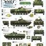 Star Decals 35-C1421 War in Ukraine # 22. Ukrainian BMP-1 and BMP-3 in 2022-24 1/35