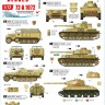 Star Decals 72-A1072 Wiking # 3.SS-Pz.Regient 5. Tanks & Halftracks. Pz.Kpfw.IV Ausf.G, Pz.Kpfw.IV Ausf.J, Sd.Kfz.11, Sd.Kfz.251/1 Ausf.D, Sd.Kfz.251/7 Ausf.D,T-34-85 1/72
