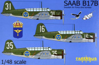 Tarangus 48010 1/48 SAAB B-17B Swedish Air Force dive bomber