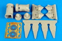 Aires 7265 F/A-22A Raptor exhaust nozzles 1/72