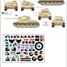 Star Decals STAR35946 Egyptian Tanks, 1950s. BTR-152, M4A4 Sherman, Soviet T-34-85, SU-100, JS-3M Stalin, Staghound Mk.I 1/35