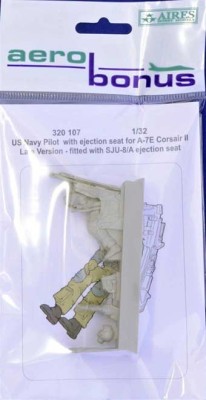 Aerobonus 320107 US Navy Pilot w/ eject.seat for A-7E late 1/32