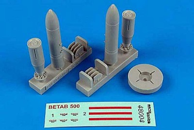 Aerobonus 480004 BetAb-500 Soviet Penetration bombs 1/48