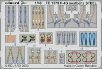 Eduard FE1379 F-4G seatbelts STEEL (MENG) 1/48