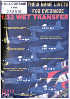 HGW 232910 F4U-4 Corsair WWII (wet transfer) 1/32