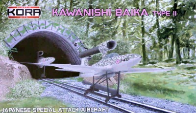 Kora Model KORPK72146 Kawanishi Baika Type II Japan.Spec.Aircraft 1/72