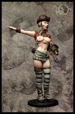 Girls G-75016 Steampunk Colonial Sniper Lady II, 75 мм