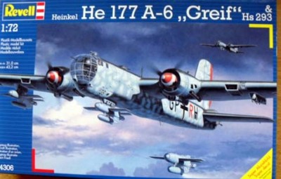 Revell 04306 HEINKEL He 177A-6 GREIF &amp; Hs 293 1/72