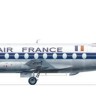 F-rsin Plastic FRP4058 Vickers Viscount 700 - Air France (silk-screened decals) 1/144