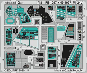 Eduard FE1097 1/48 Mi-24V (ZVE)