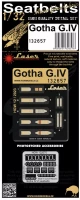 HGW 132657 Seatbelts Gotha G.IV (laser) 1/32