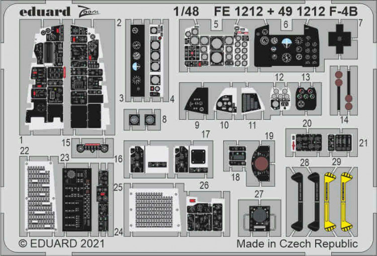 Eduard FE1212 F-4B (TAM) 1/48