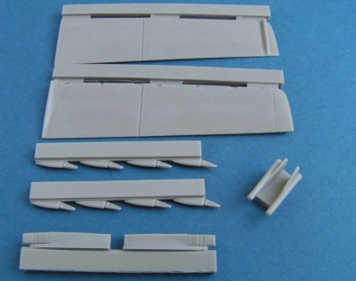 Pavla Models U48-50 Mirage 2000D/N/-5 control surfaces for Kinetic 1:48