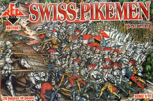 Red Box 72061 Swiss Pikemen 16th century 1/72