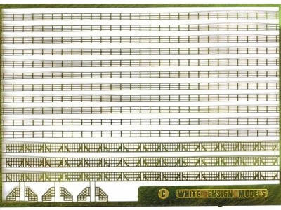 White Ensign Models PE 602 MODERN RAILS and HELINETTING 1/600