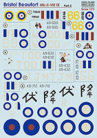 Print Scale 72-328 Bristol Beaufort Mk.II/VIII/IX (wet decals) 1/72