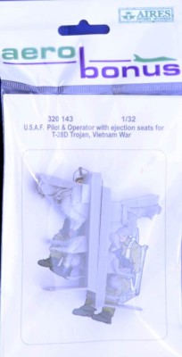 Aerobonus 320143 USAF Pilot&amp;Operator with ej.seats for T-28D 1/32