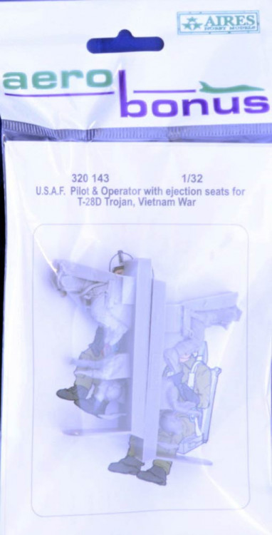 Aerobonus 320143 USAF Pilot&Operator with ej.seats for T-28D 1/32