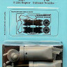 Aires 4481 F/A-22 Raptor exhaust nozzles - closed 1/48