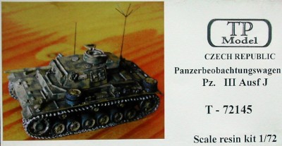 TP Model T-72145 Panzerobeobachtungswagen Panzer III Ausf. J 1/72