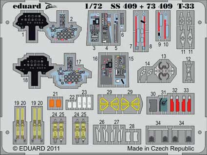 Eduard 73409 T-33 S.A.