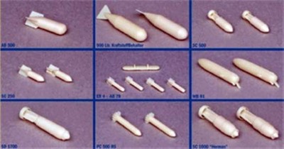Italeri 26102 WWII German Aircraft Weapons-II 1/72