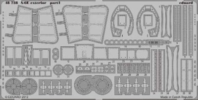 Eduard 48728 1/48 Фототравление A-6E exterior