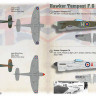 Print Scale 72-417 Hawker Tempest F.6 1/72