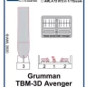 AML AMLA72072 Grumman TBM-3D Avenger w/ Full radar conv.set 1/72