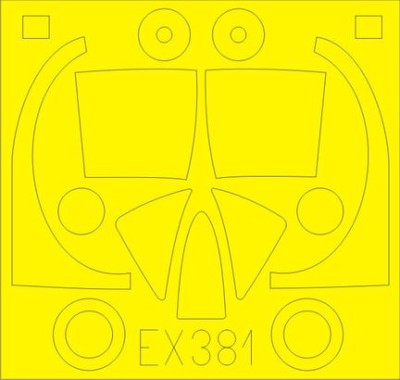 Eduard EX381 1/48 Маска для T-28D