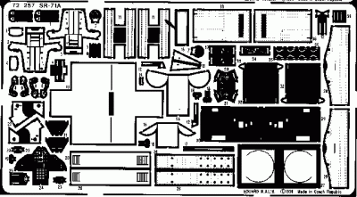 Eduard 72257 SR-71A Blackbird ACA