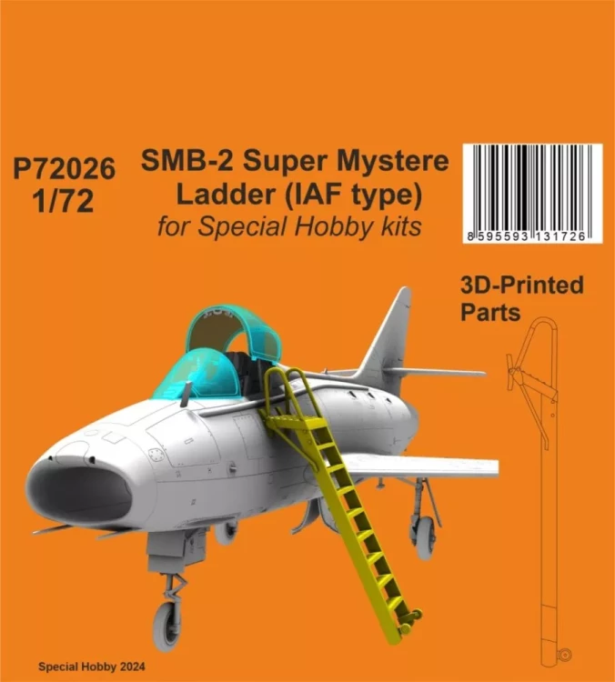 CMK P72026 SMB-2 Super Mystere Ladder IAF type (3D Pr.) 1/72