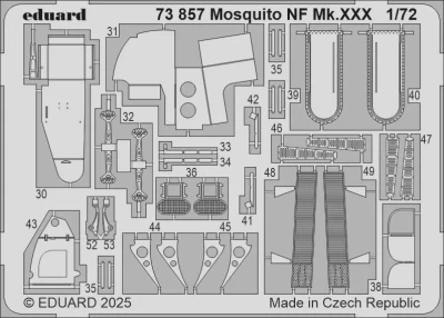 Eduard 73857 SET Mosquito NF Mk.XXX (SP.HOBBY) 1/72