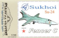 Miniwing MINI054 Sukhoi Su-24 Fencer C. New kit with clear resin canopy and photo-etched parts 1/144