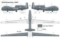 Miniwing Plastic MINI374 Northrop Grumman RQ-4B GLOBAL HAWK / JASDF 1/144